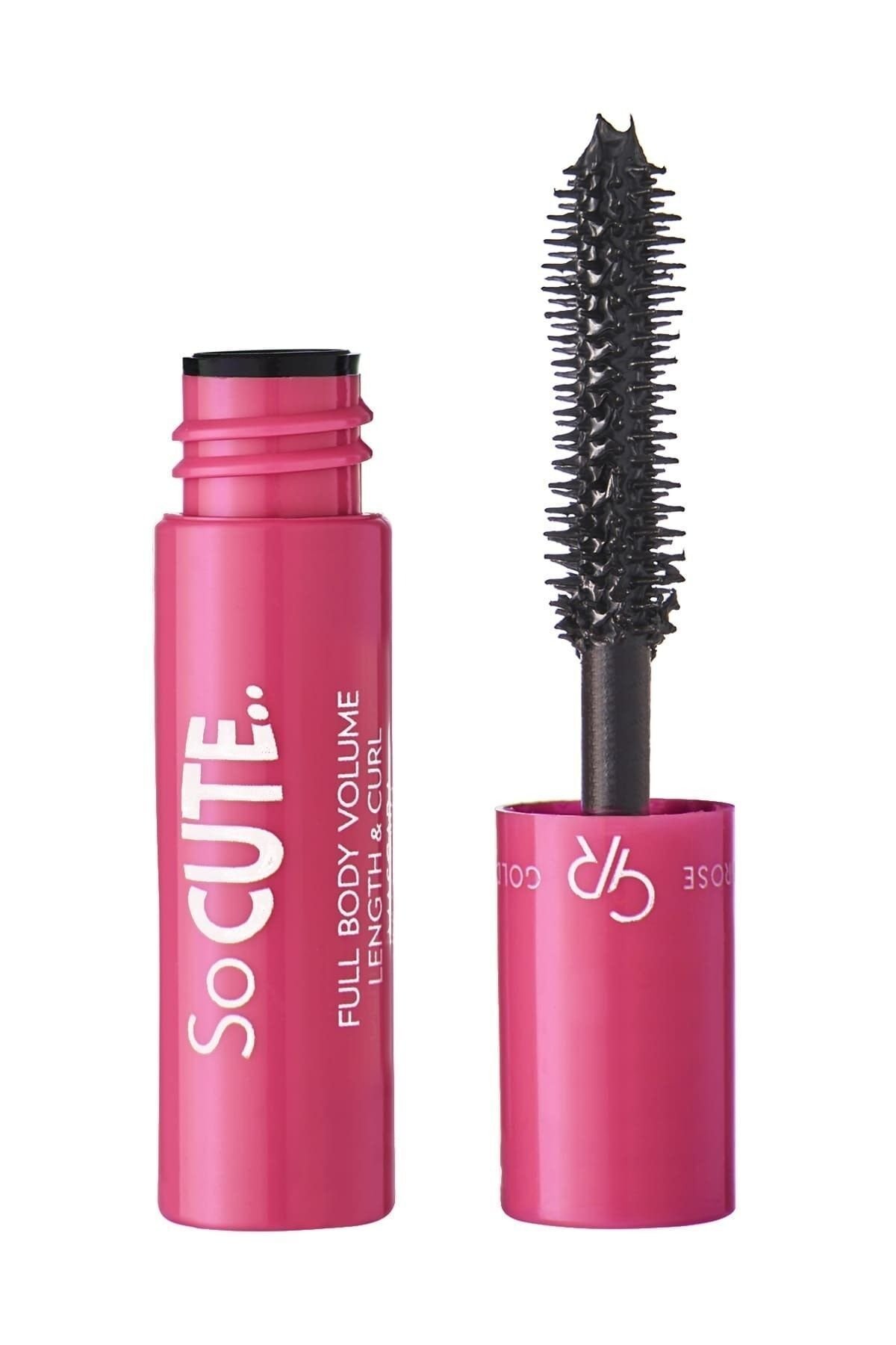 Golden Rose So Cute Full Body Volume Length & Curl Mascara - Black - Mini Maskara - 8691190965853