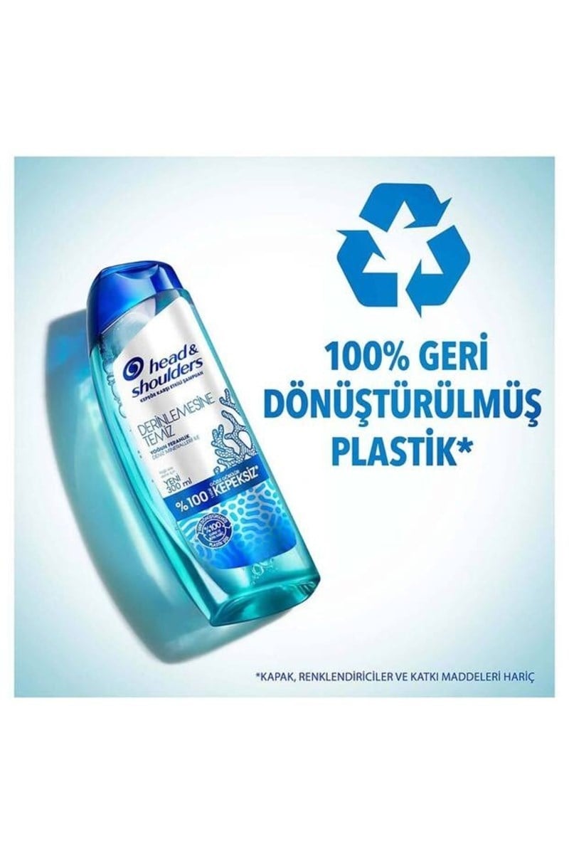Head & Shoulders Derinlemesine Temiz Yoğun Ferahlik Deniz Mineralleri 300 Ml x 3 Adet