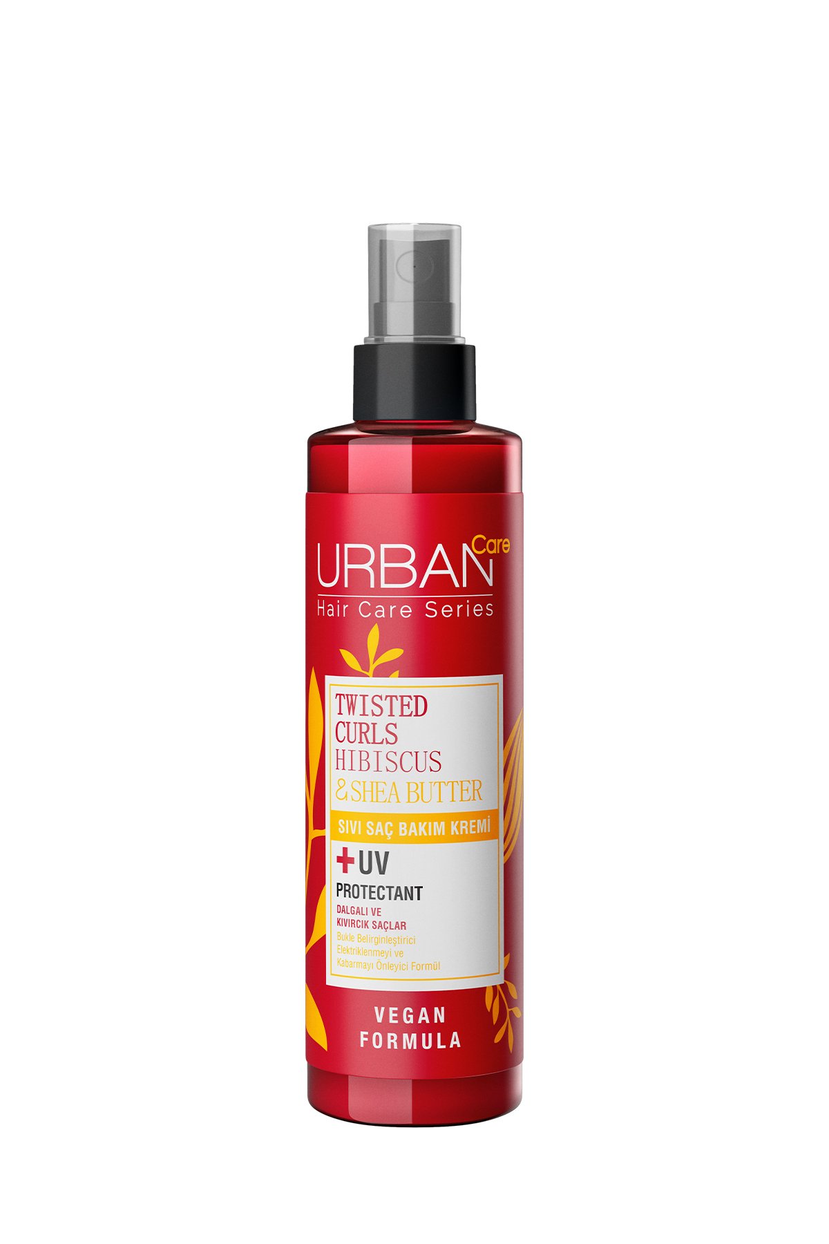 Hibiscus & Shea Butter Kıvırcık ve Dalgalı Saçlara Özel Sıvı Saç Bakım Kremi-vegan-200ml