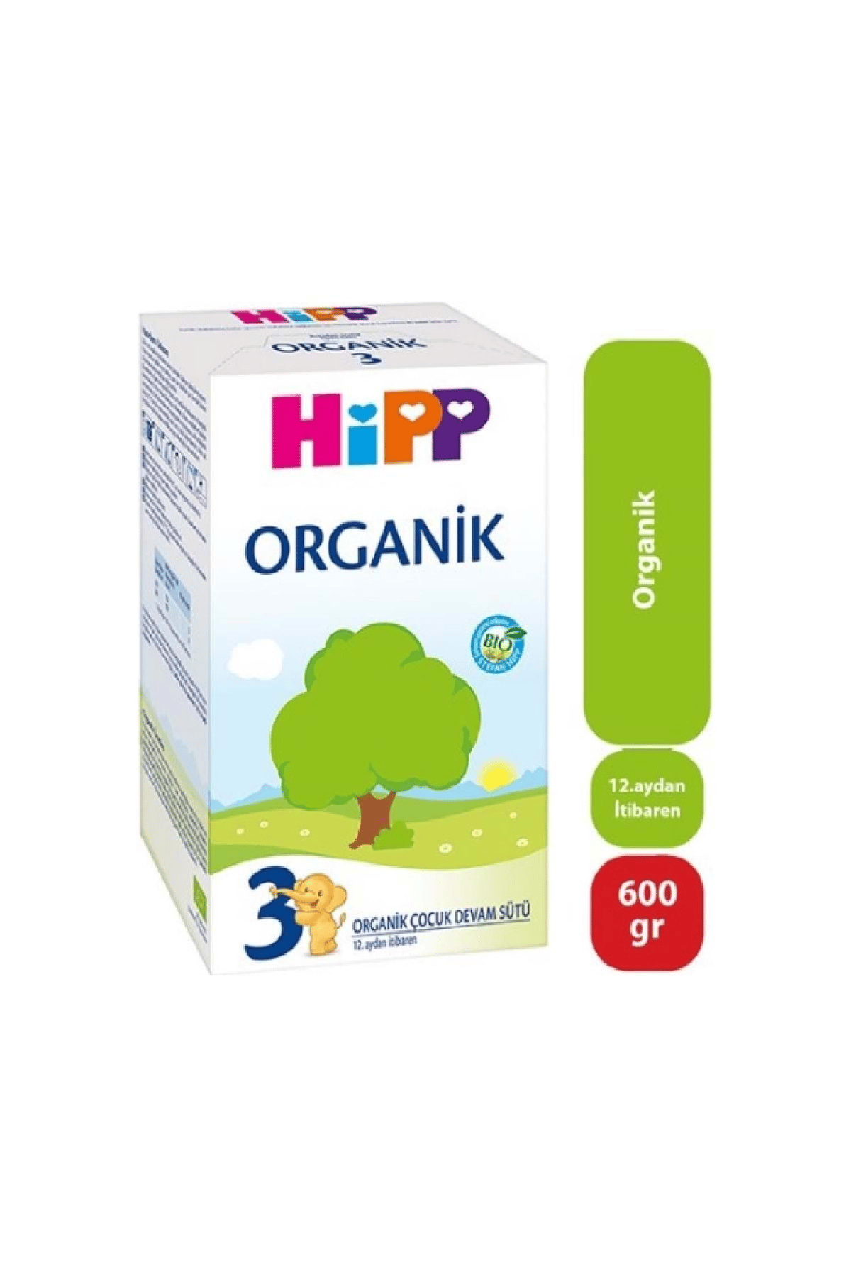 Hipp 3 Organik Devam Sütü 600 gr