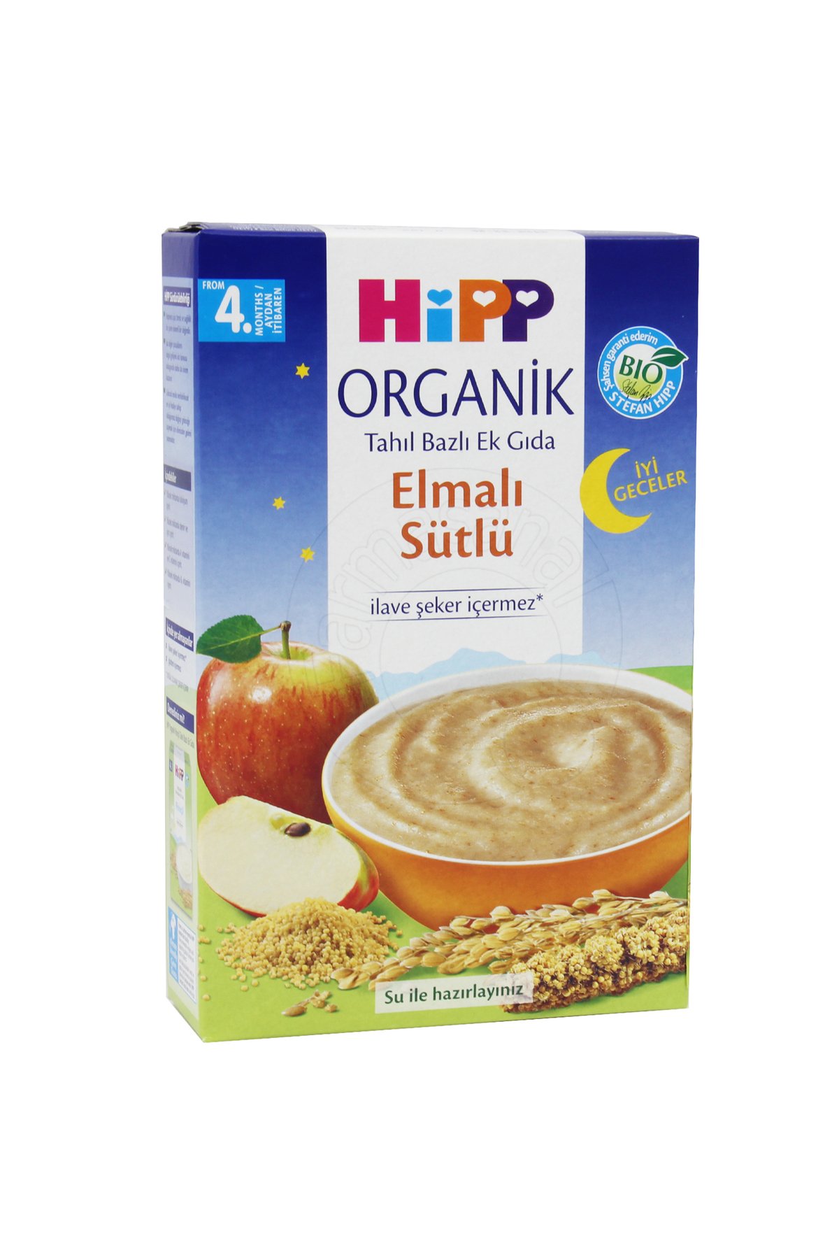 HiPP Organik İyi Geceler  Elmalı Sütlü Tahıl Bazlı Ek Gıda 250ML