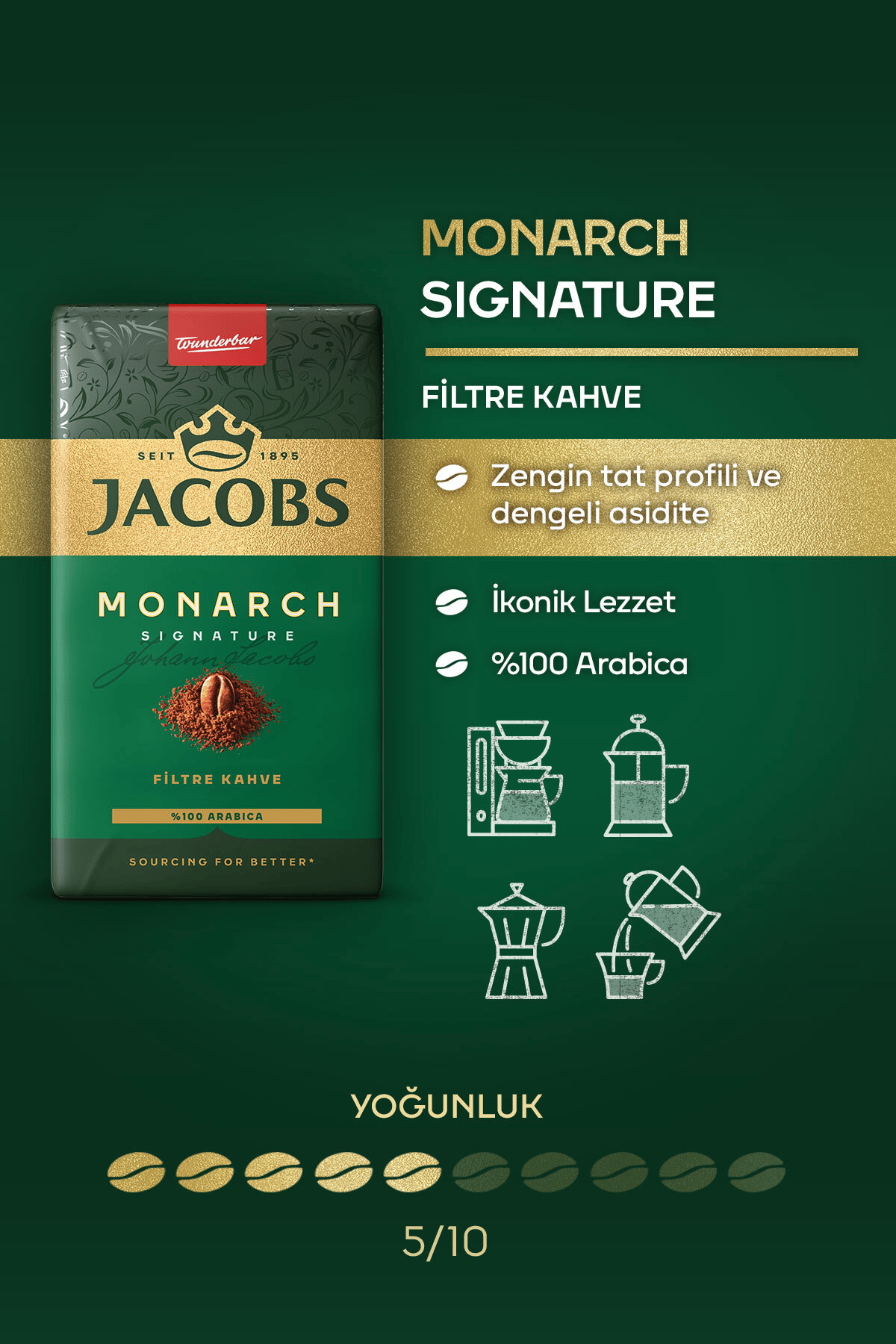 Jacobs Monarch Filtre Kahve 250 gr