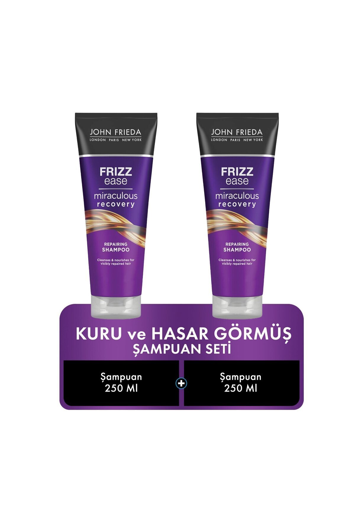 John Frieda Kuru Ve Hasar Görmüş Saçlar Için Şampuan 250 ml X 2 Adet