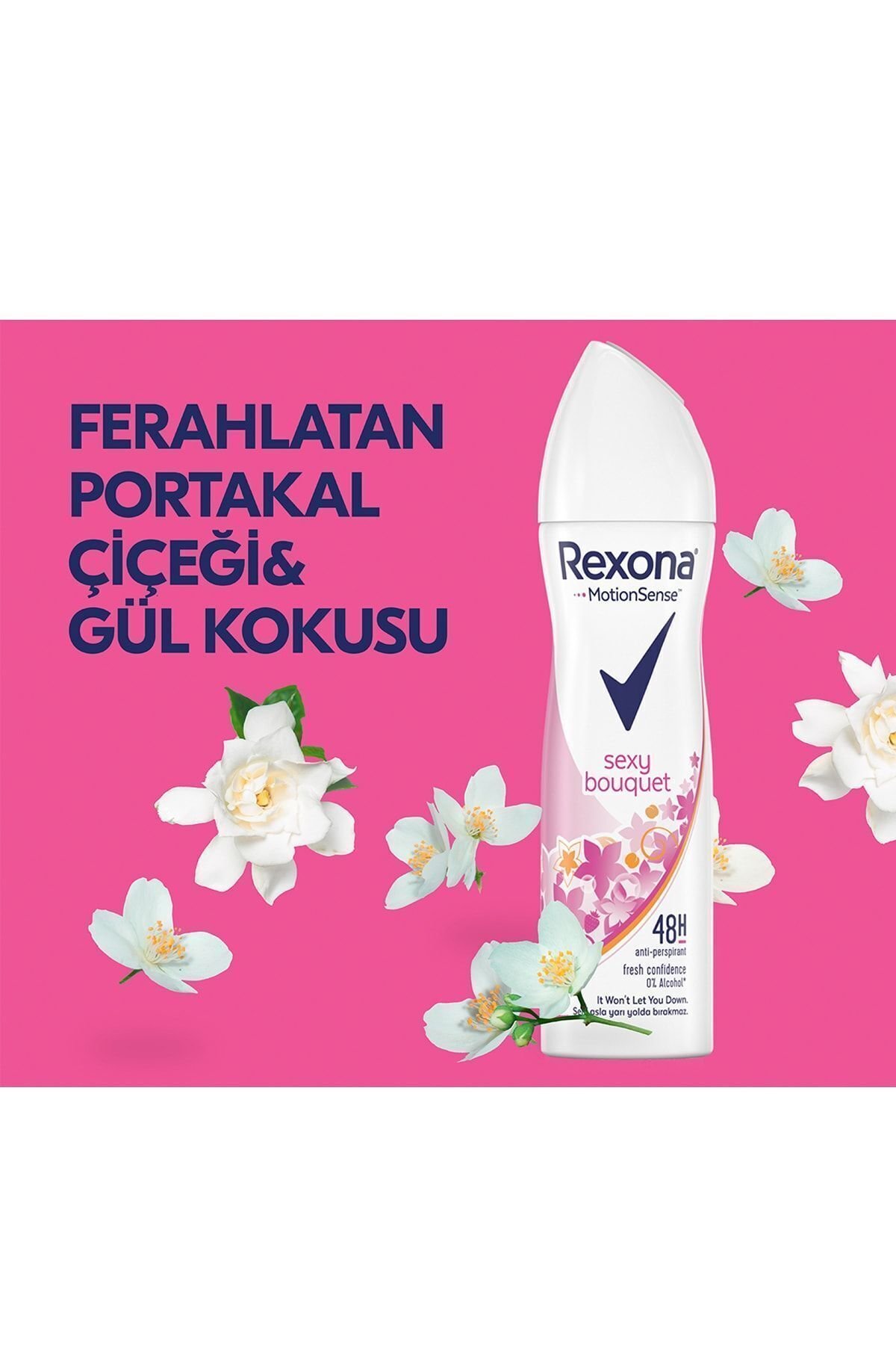 Kadın Sprey Deodorant Sexy Bouquet Ter Kokusuna Karşı Koruma 150 Ml X3 Adet