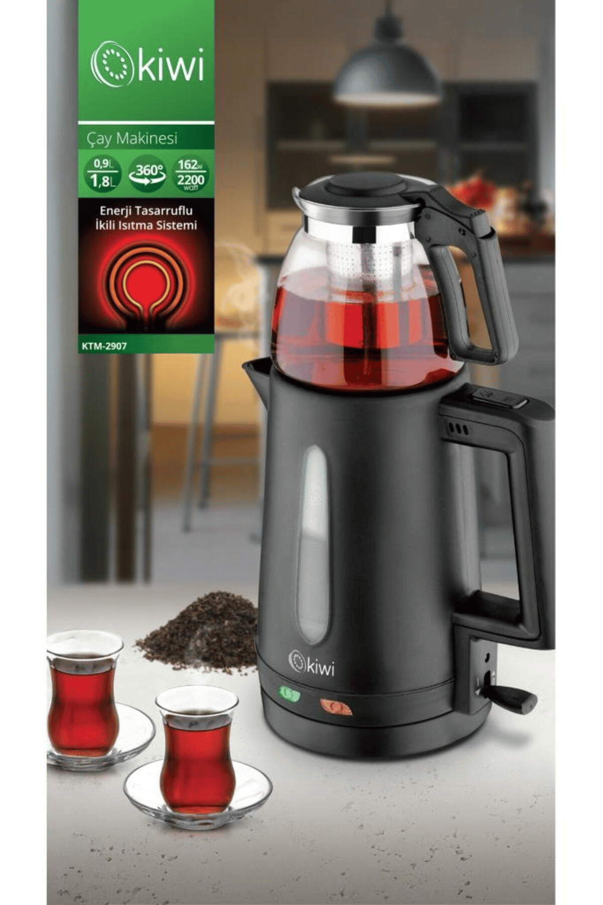 Kiwi Ktm-2907 Çay Makinesi
