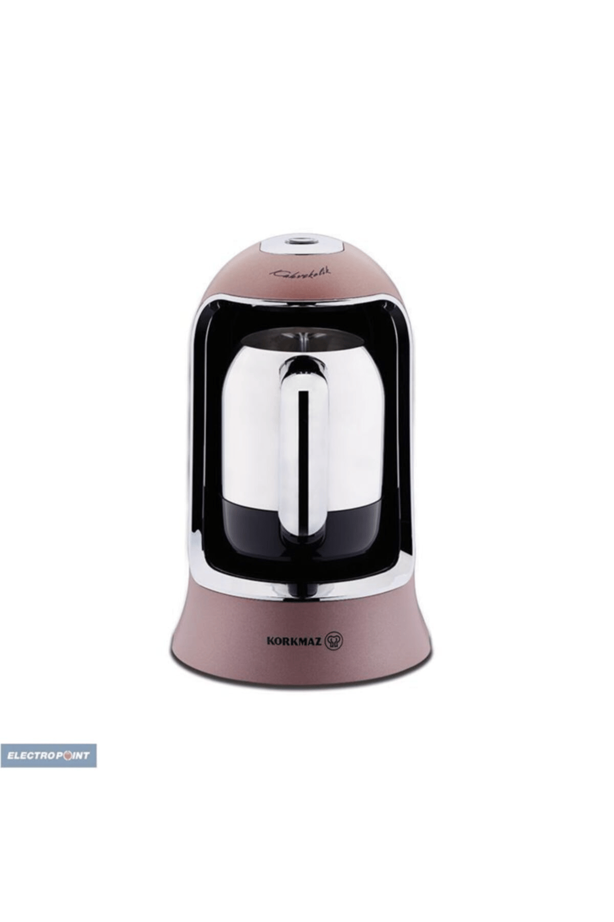 KORKMAZ Kahvekolik Rosegold Krom Otomatik Kahve Makinesi A860-06