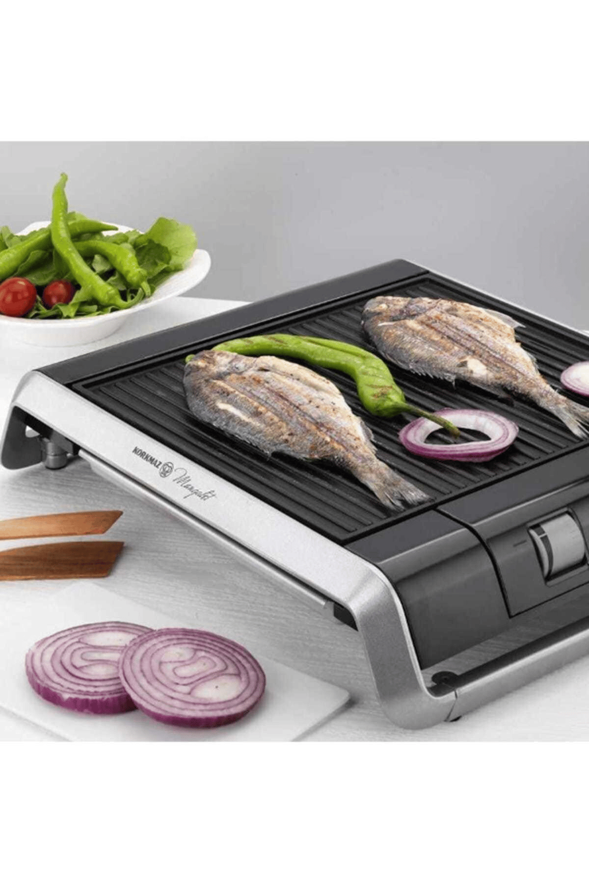 KORKMAZ Mangalet Siyah Granit BBQ A333-02