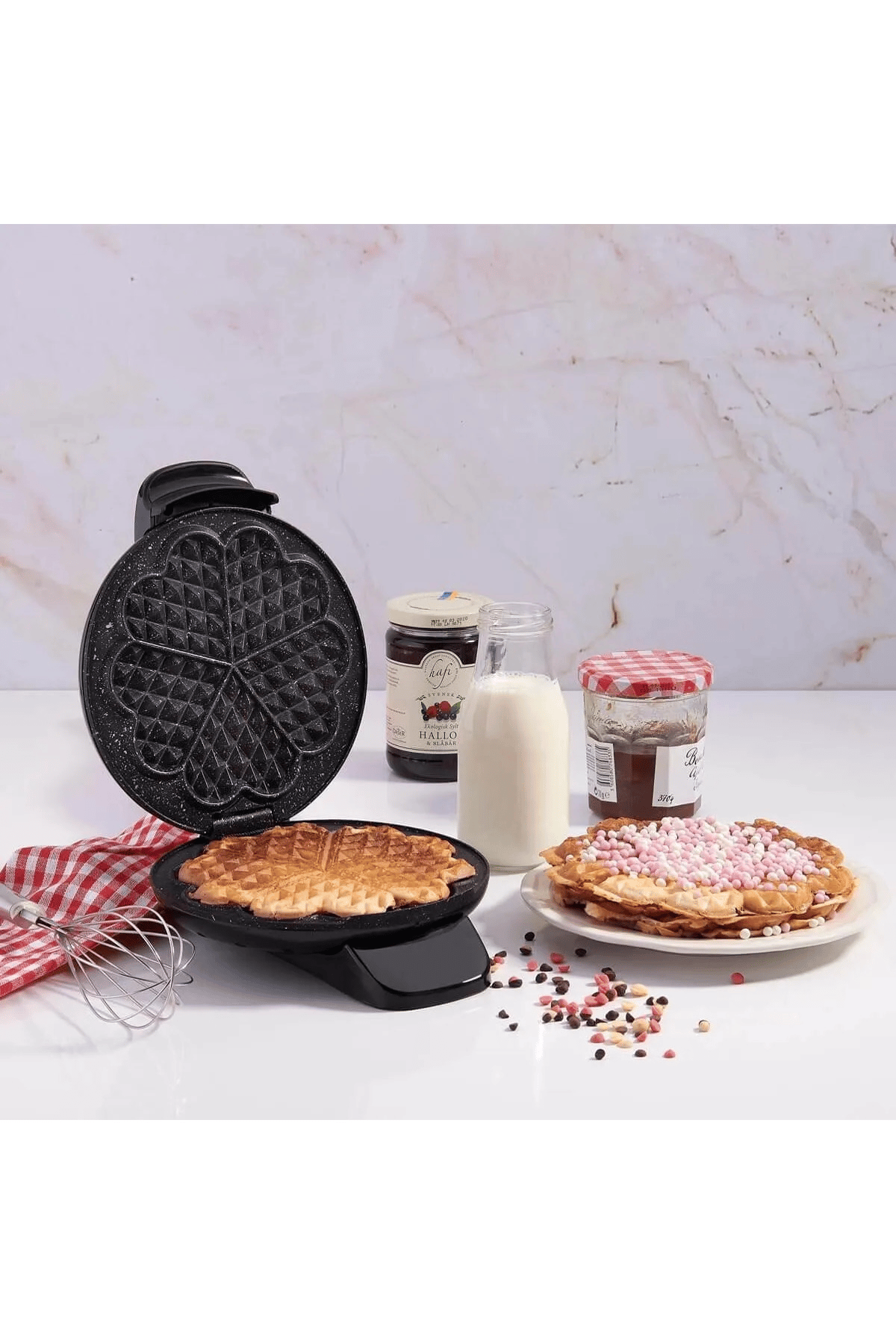 KORKMAZ Mia Waffle Makinası Siyah A319-05 Kormaz