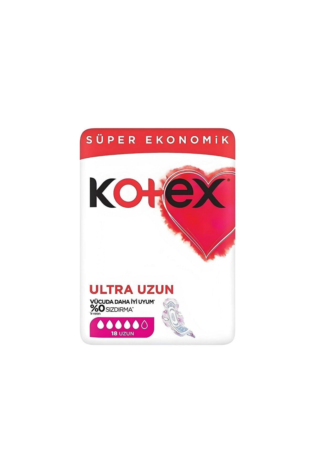 Kotex Ultra Quadro Süper Eko Uzun 18 Li X 6 Adet