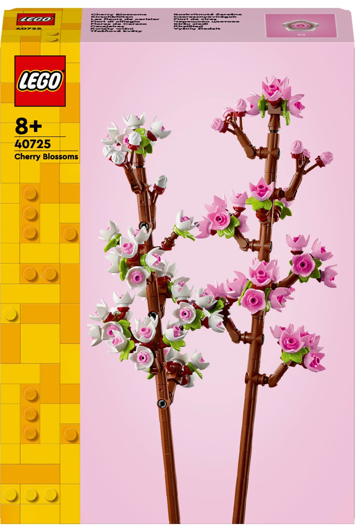 LEGO ® Botanicals Kiraz Çiçekleri 40725 - 8+ Çiçek Model Yapım Seti (430 Parça)