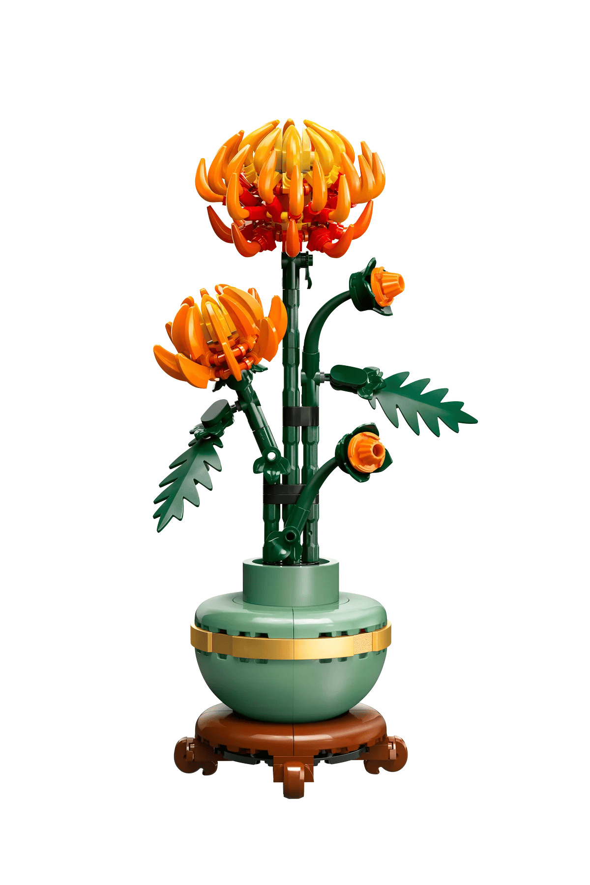 LEGO ® Botanicals Krizantem 10368 - Yetişkinler için Dekoratif Kasımpatı Çiçeği Yapım Seti (278 P)