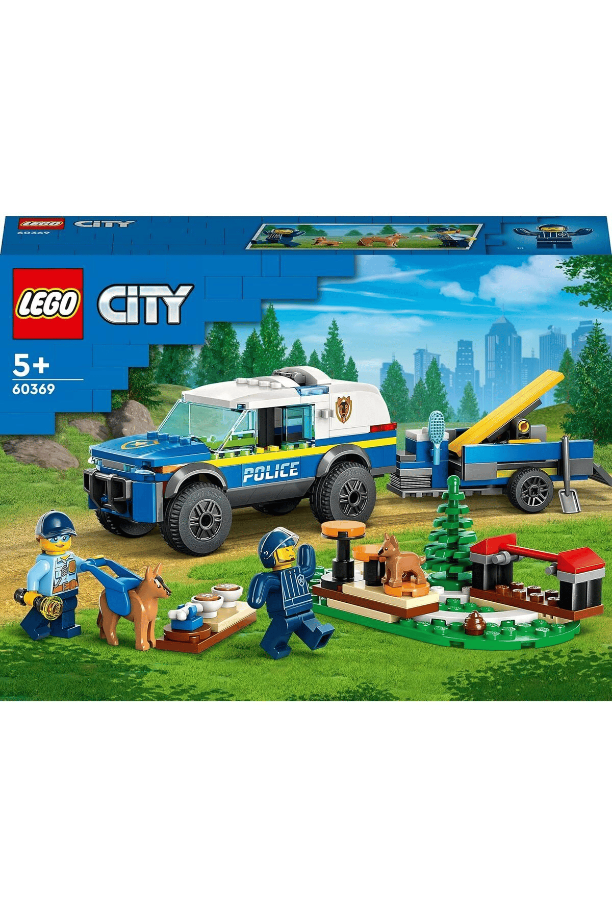 LEGO City Mobil Polis Köpeği Eğitimi 60369-5 Yaş Ve Üzeri Çocuklar Için Oyuncak Yapım Seti (197 PARÇA)