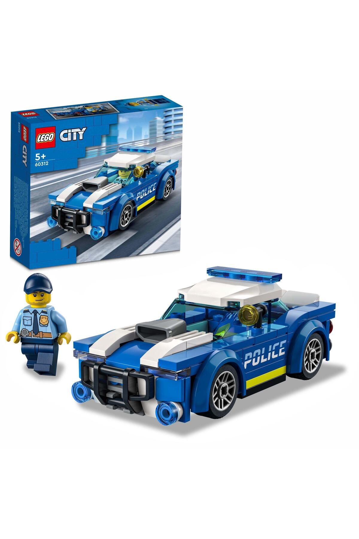 LEGO ® City Polis Arabası 60312-5Yaş ve Üzeri Çocuklar için Tasarlanmış Oyuncak Yapım Seti (94 Parça)
