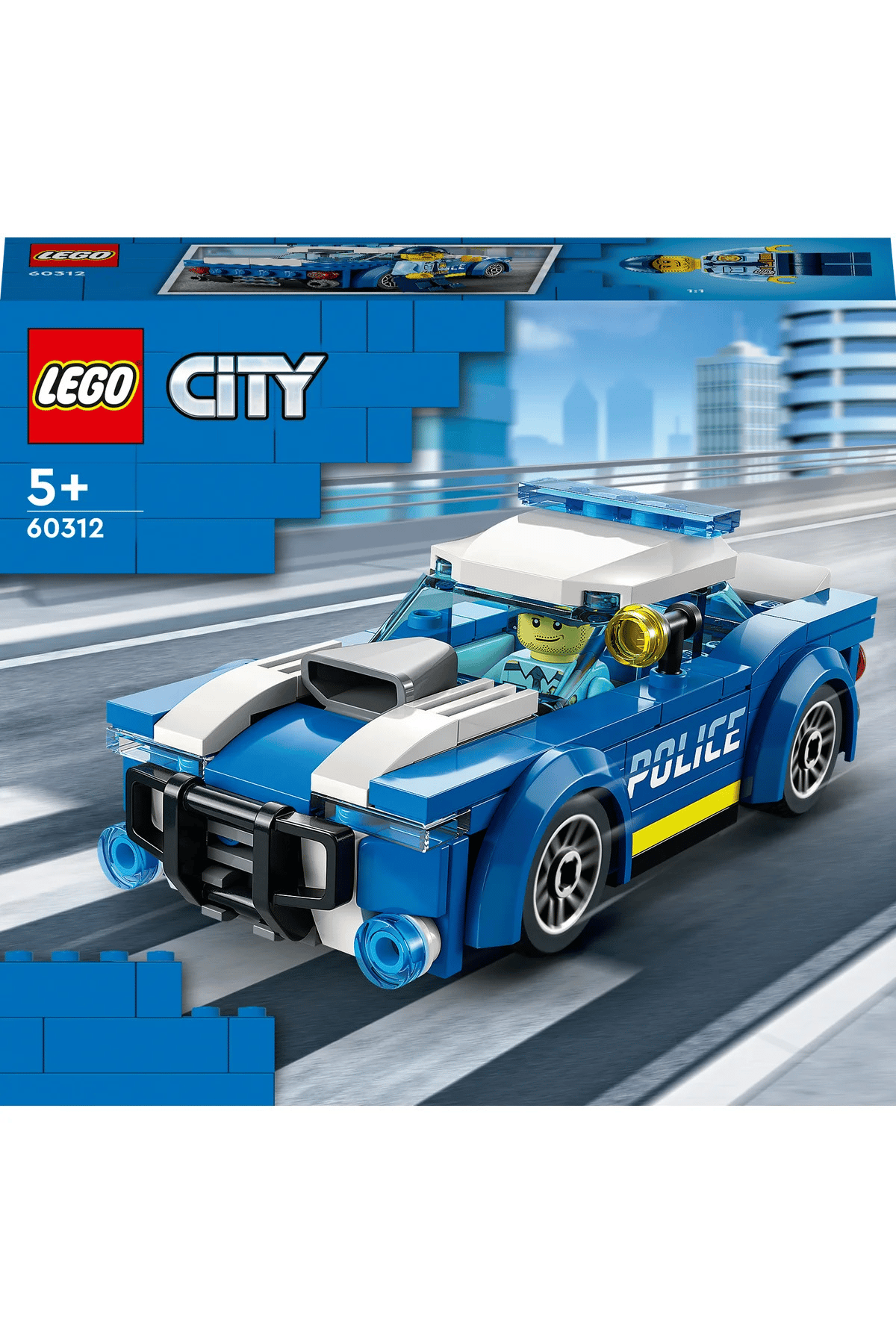 LEGO ® City Polis Arabası 60312-5Yaş ve Üzeri Çocuklar için Tasarlanmış Oyuncak Yapım Seti (94 Parça)