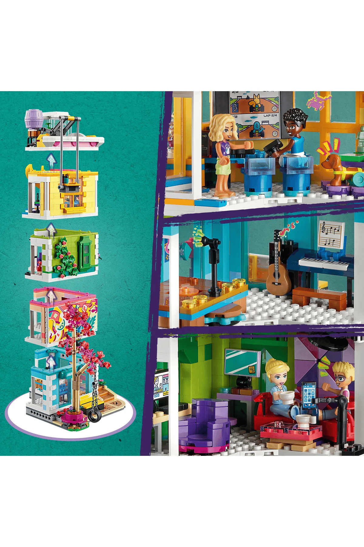 LEGO Friends Heartlake City Toplum Merkezi 41748 Oyuncak Yapım S (1513 Parça)