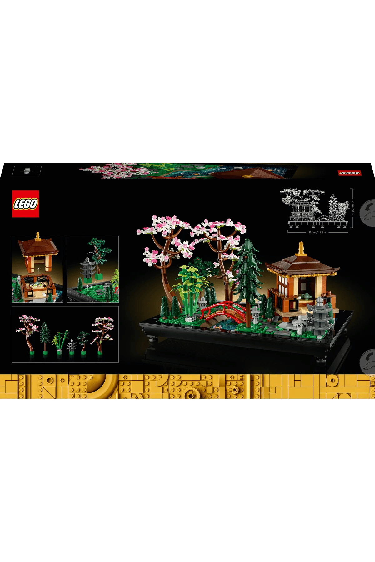 LEGO ® Icons Huzurlu Bahçe 10315 - Yetişkinler için Yaratıcı Yapım ve Sergileme Seti (1363 Parça)