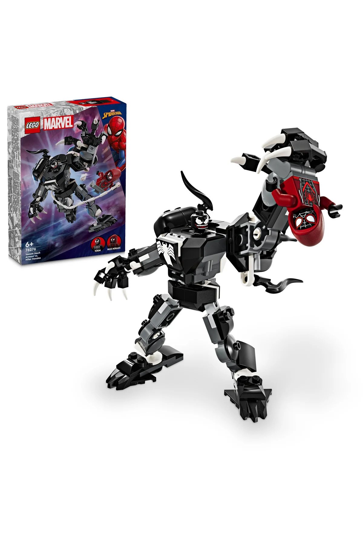 LEGO® Marvel Venom Robot Zırhı Miles Morales'e Karşı 76276  - 6 Yaş+ İçin Yapım Seti (134 Parça)