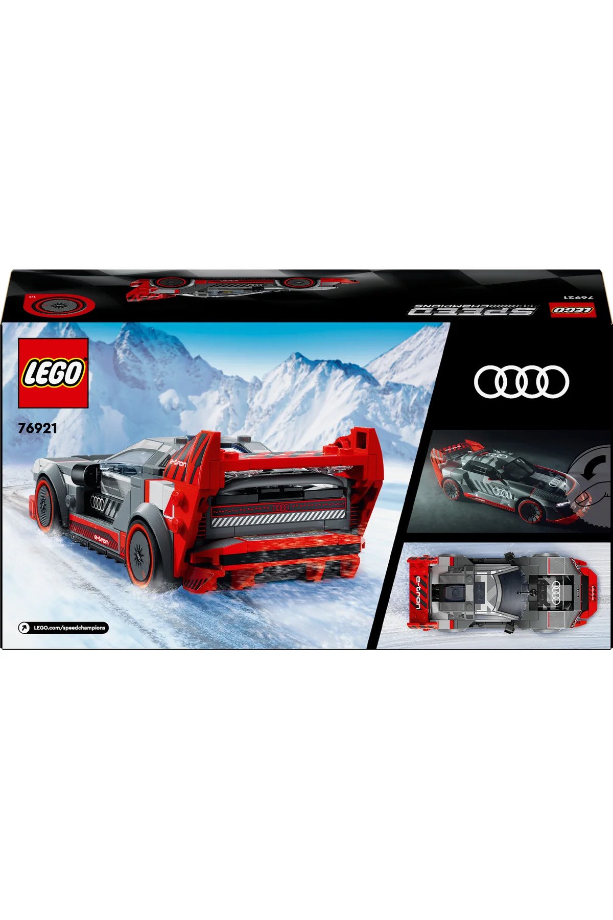 LEGO ® Speed Champions Audi S1 e-tron quattro Yarış Arabası 76921- 9 Yaş+ İçin Yapım Seti (274 Parça)