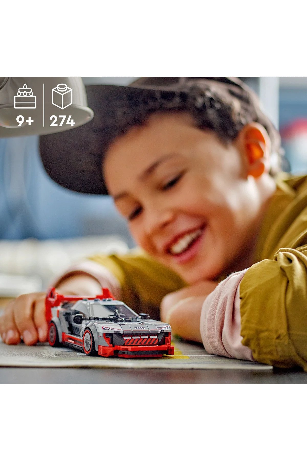 LEGO ® Speed Champions Audi S1 e-tron quattro Yarış Arabası 76921- 9 Yaş+ İçin Yapım Seti (274 Parça)