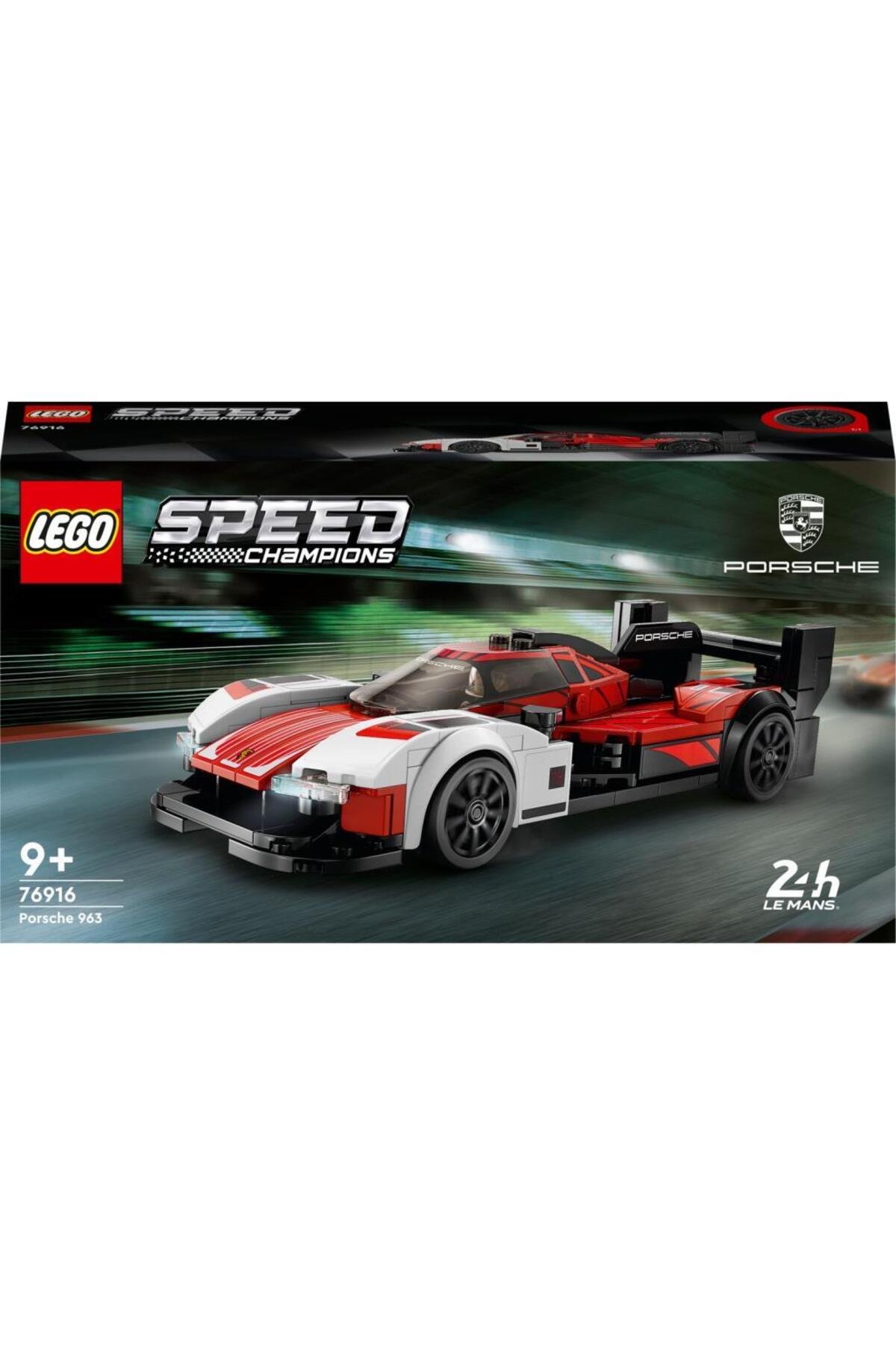 LEGO® Speed Champions Porsche 963 76916 - 9 Yaş ve Üzeri için Yaratıcı Oyuncak Yapım Seti(280 Parça)