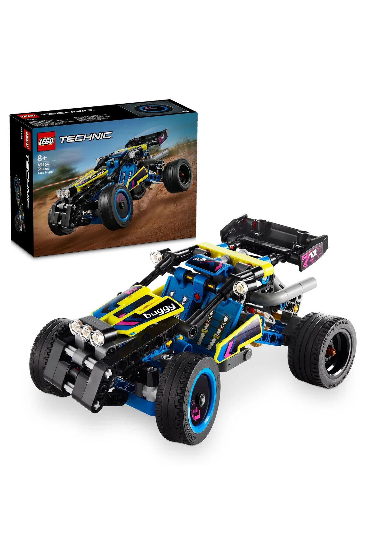 LEGO ® Technic Arazi Yarışı Arabası 42164  - 8 Yaş ve Üzeri İçin Yapım Seti (219 Parça)