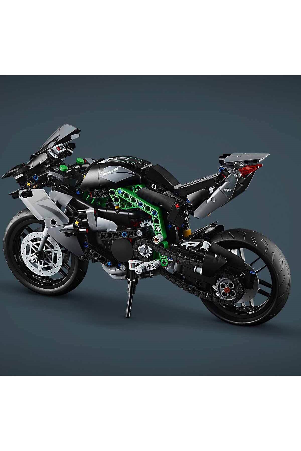 LEGO Technic Kawasaki Ninja H2R Motosiklet 42170 - 10 Yaş ve Üzeri Çocuklar için Koleksiyonluk Y
