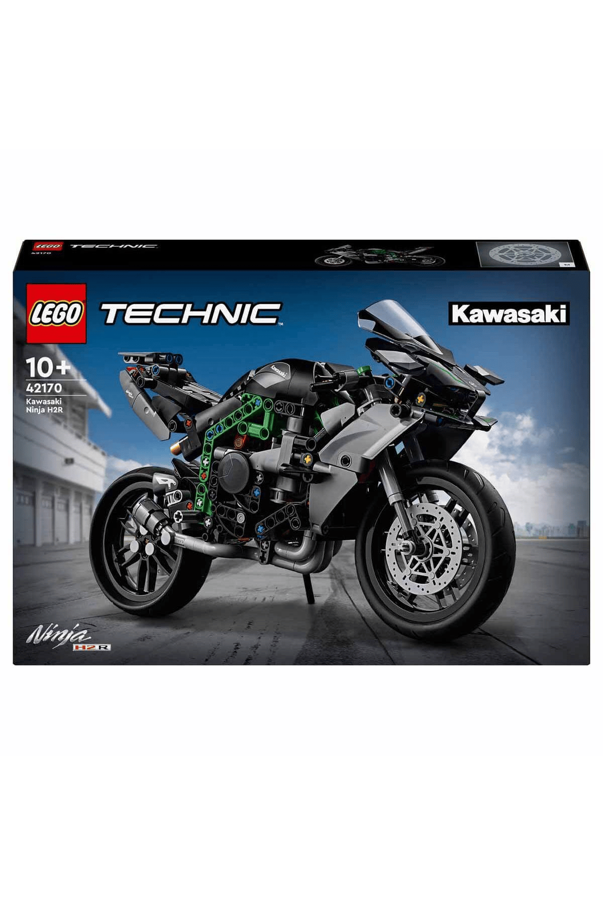LEGO Technic Kawasaki Ninja H2R Motosiklet 42170 - 10 Yaş ve Üzeri Çocuklar için Koleksiyonluk Y