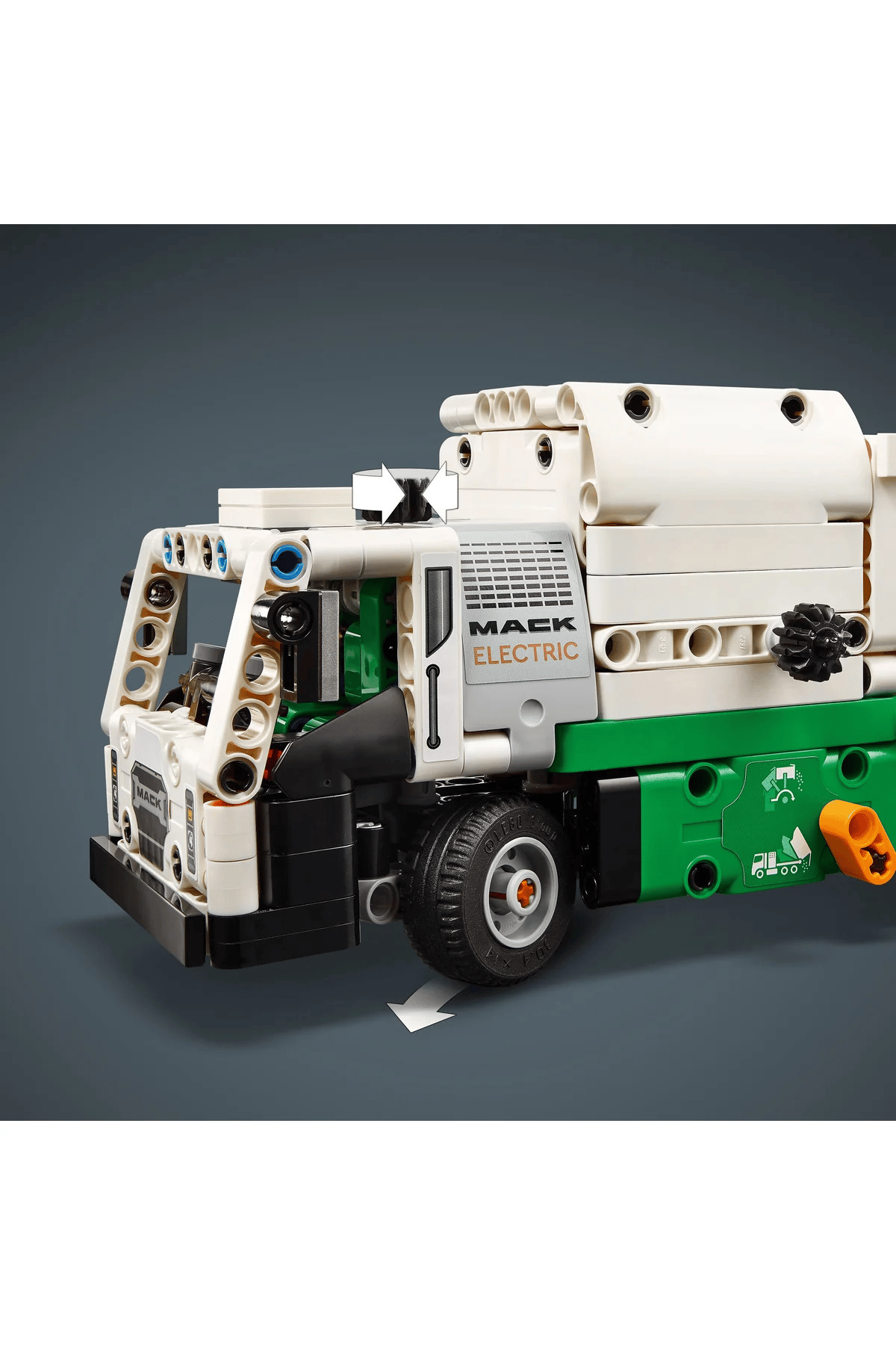 LEGO ® Technic Mack® LR Electric Çöp Kamyonu 42167  - 8 Yaş ve Üzeri İçin Yapım Seti (503 Parça)