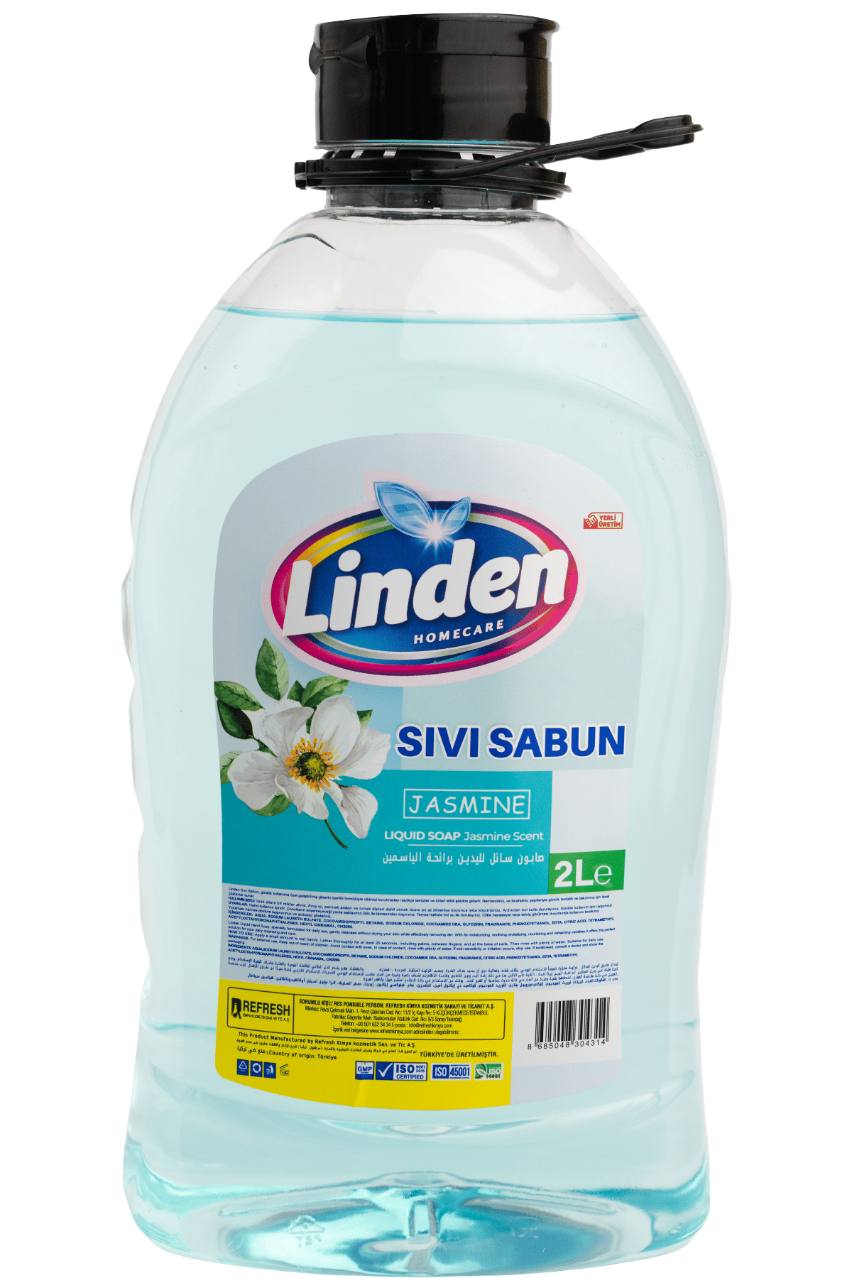 Linden Sıvı Sabun 2000 ml Jasmine x2 Adet