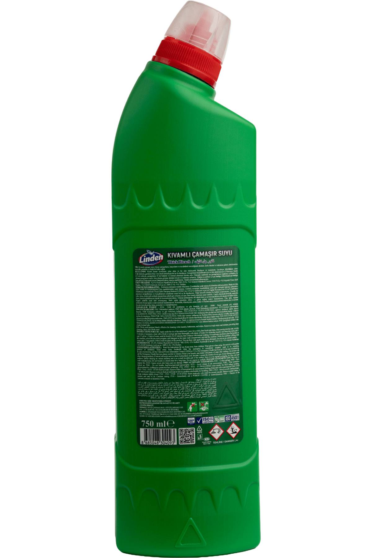 Linden Ultra Çamaşır Suyu Çam 750 ml x6 Adet