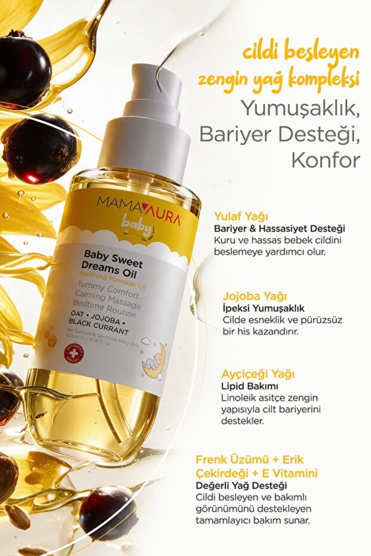 MAMAAURA Baby Sweat Dreams Oil