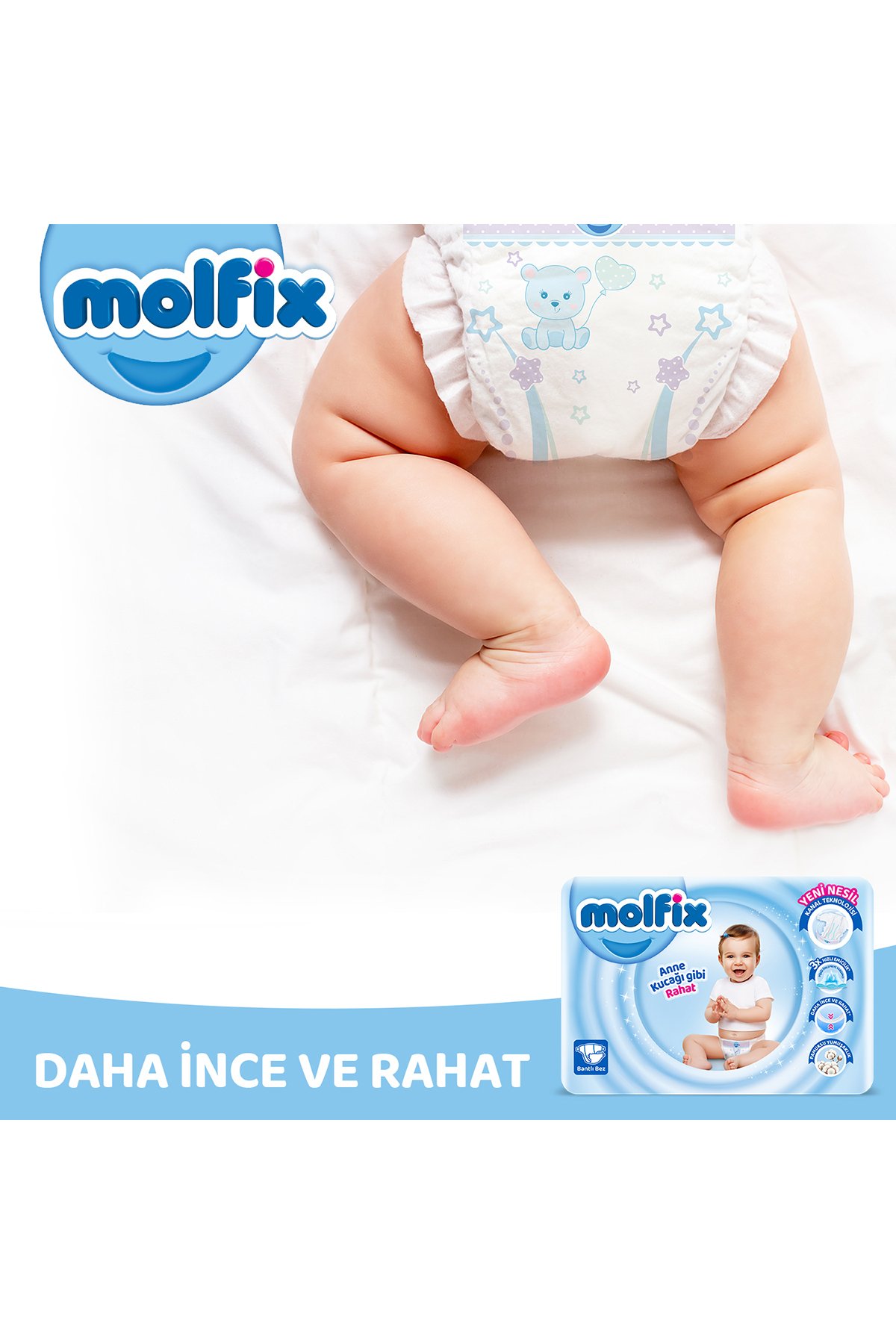 Molfix Bebek Bezi 6 Beden Extra Large Avantajlı Paket 114 Adet