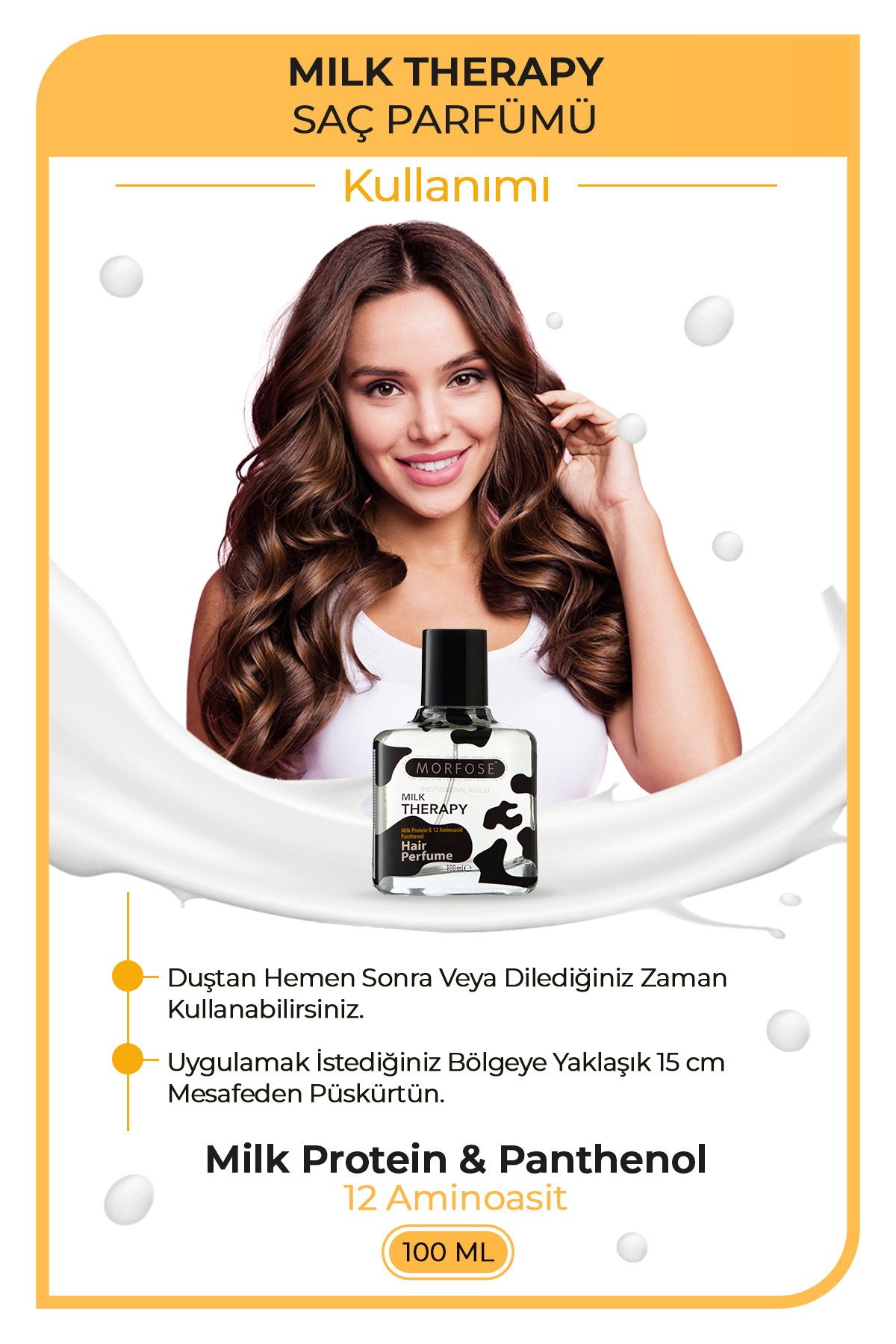 Morfose Milk Therapy Saç Parfümü 100 ml