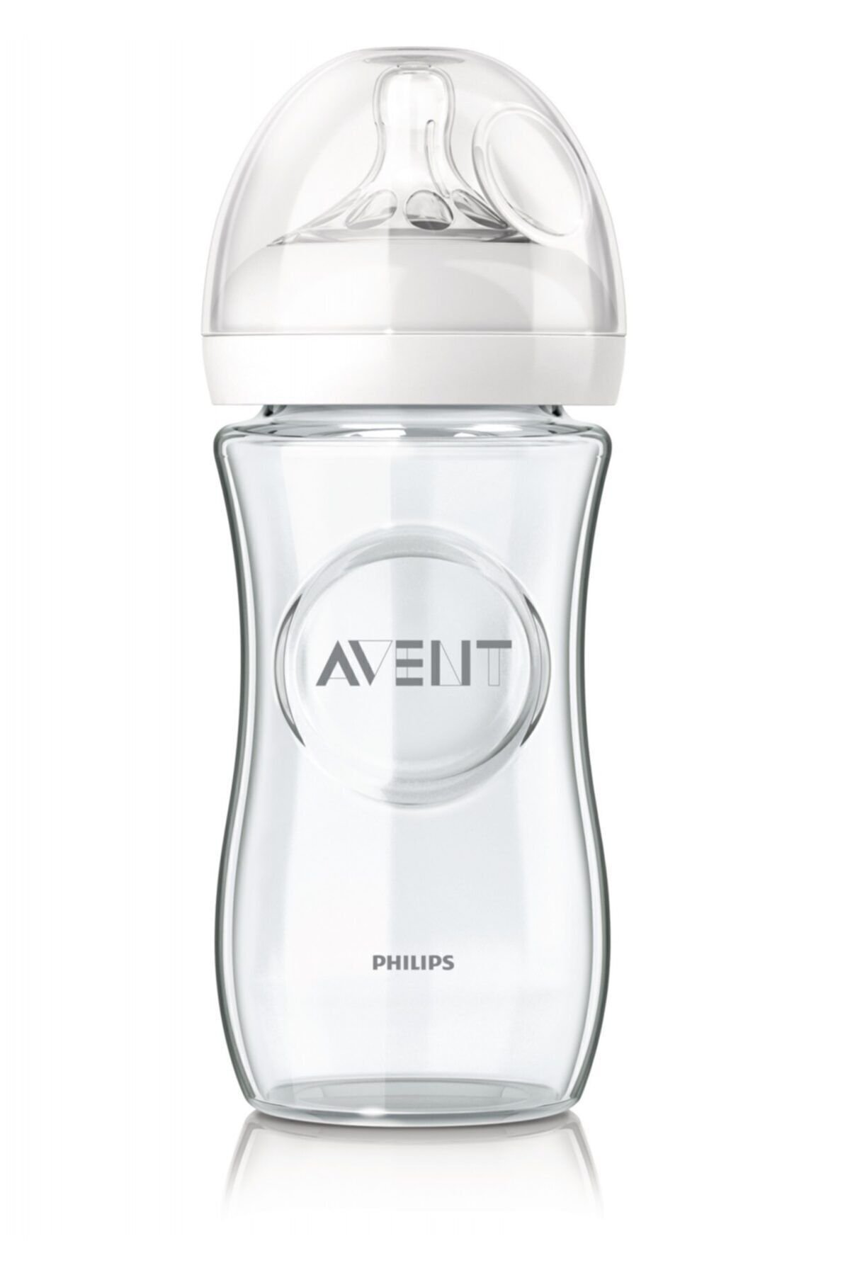 Natural Güvenli Cam Biberon 240ml 1 Ay 8710103876236