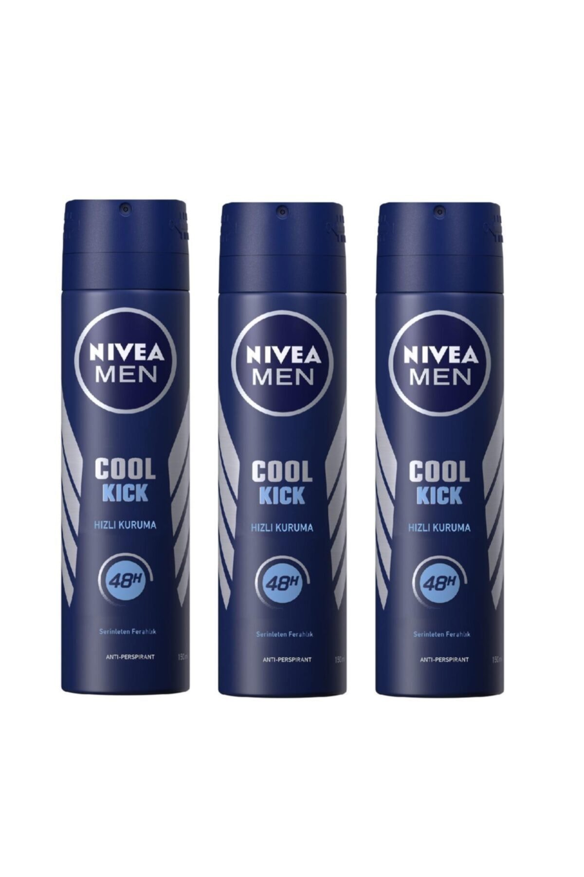 Nıvea Deodorant Sprey 150ml Cool Kıck Men X3