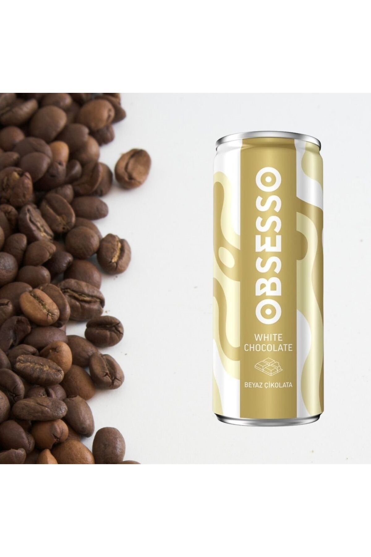 OBSESSO Iced Whıte Chocolate Mocha Beyaz Çikolatalı 250 Ml - 12 Adet