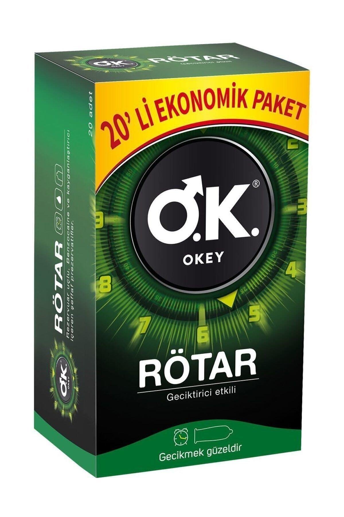 Okey Rötar Geciktiricili Ekonomik 20'li Prezervatif