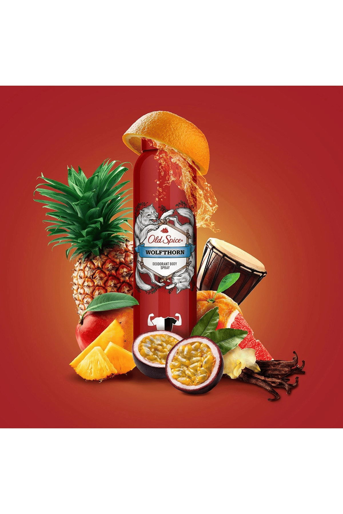 Old Spice Sprey Deodorant 150 ml Wolfthornx2