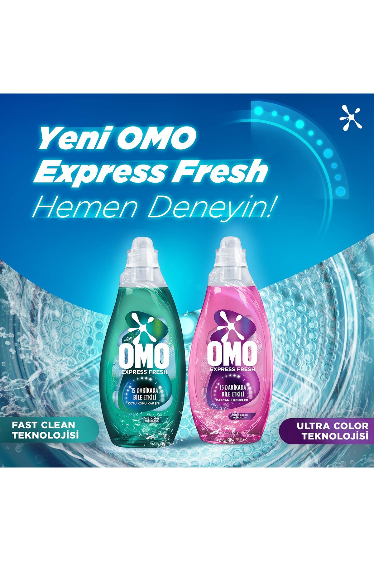 Omo Express Fresh Capcanlı Renkler Renkli Ve Siyahlar Sıvı Çamaşır Deterjanı 1480 ml
