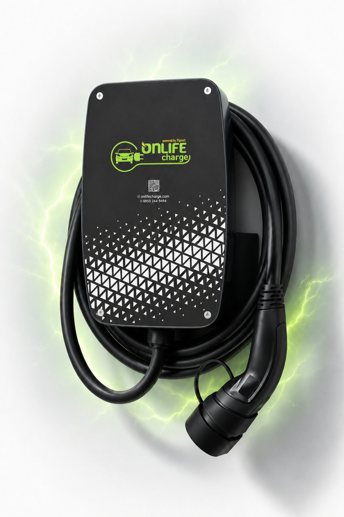 Onlife Wallbox 22 kW Kablolu Elektrikli Araç Şarj İstasyonu 5 Metre Type 2