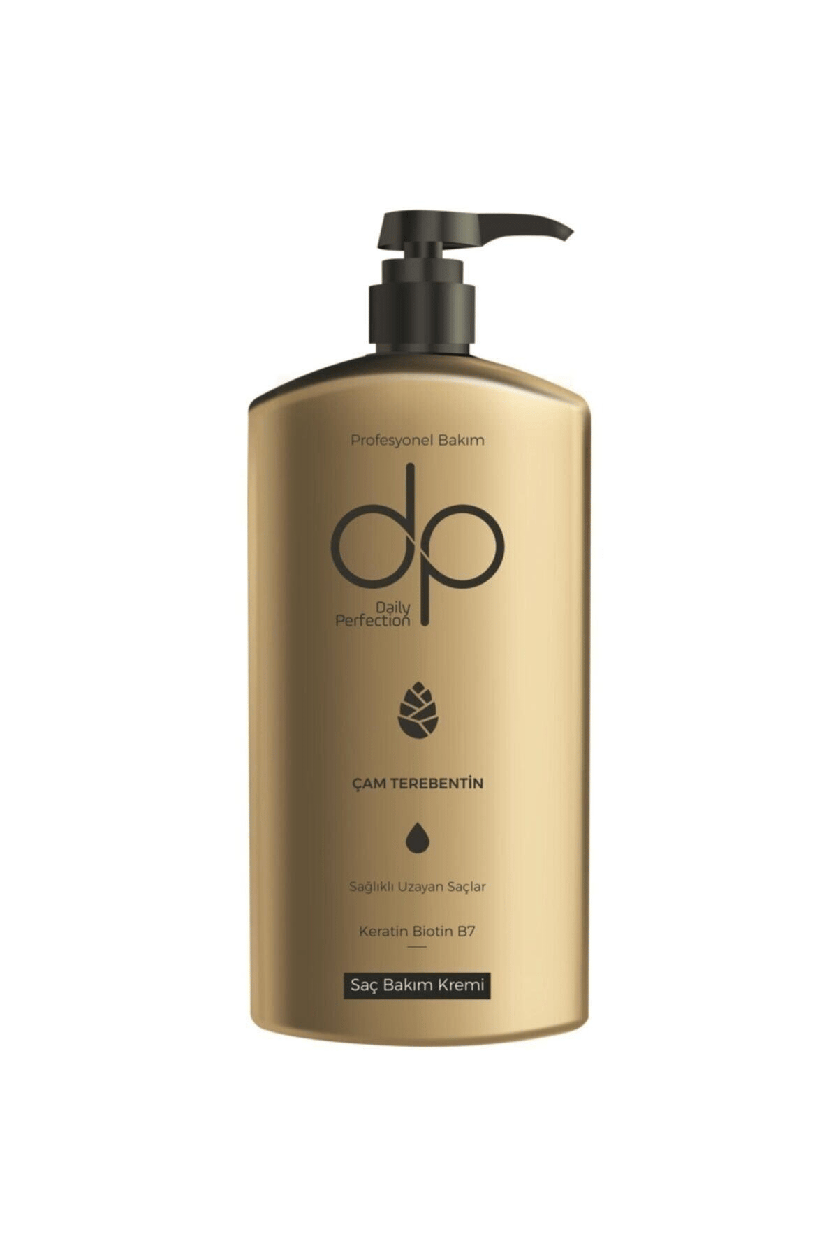 Organik Çam Terebentin Profesyonel Keratin Biotin Saç Bakım Kremi 500 ml
