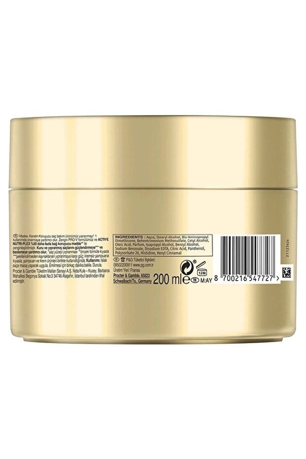Pantene Onarıcı & Koruyucu Keratin Protect Saç Maskesi 200ml Yıpranmış Saçlar x 2 Adet