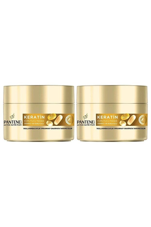 Pantene Onarıcı & Koruyucu Keratin Protect Saç Maskesi 200ml Yıpranmış Saçlar x 2 Adet