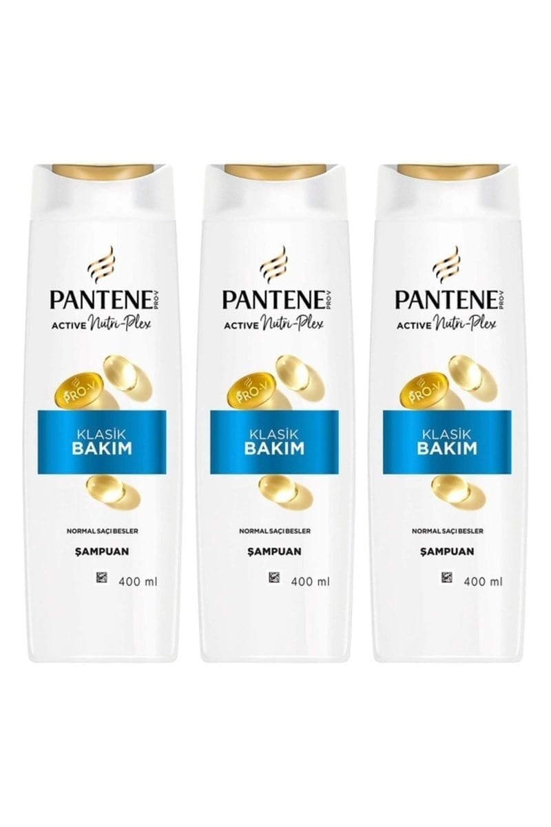 Pantene Şampuan Temel Bakım 400 ml X3