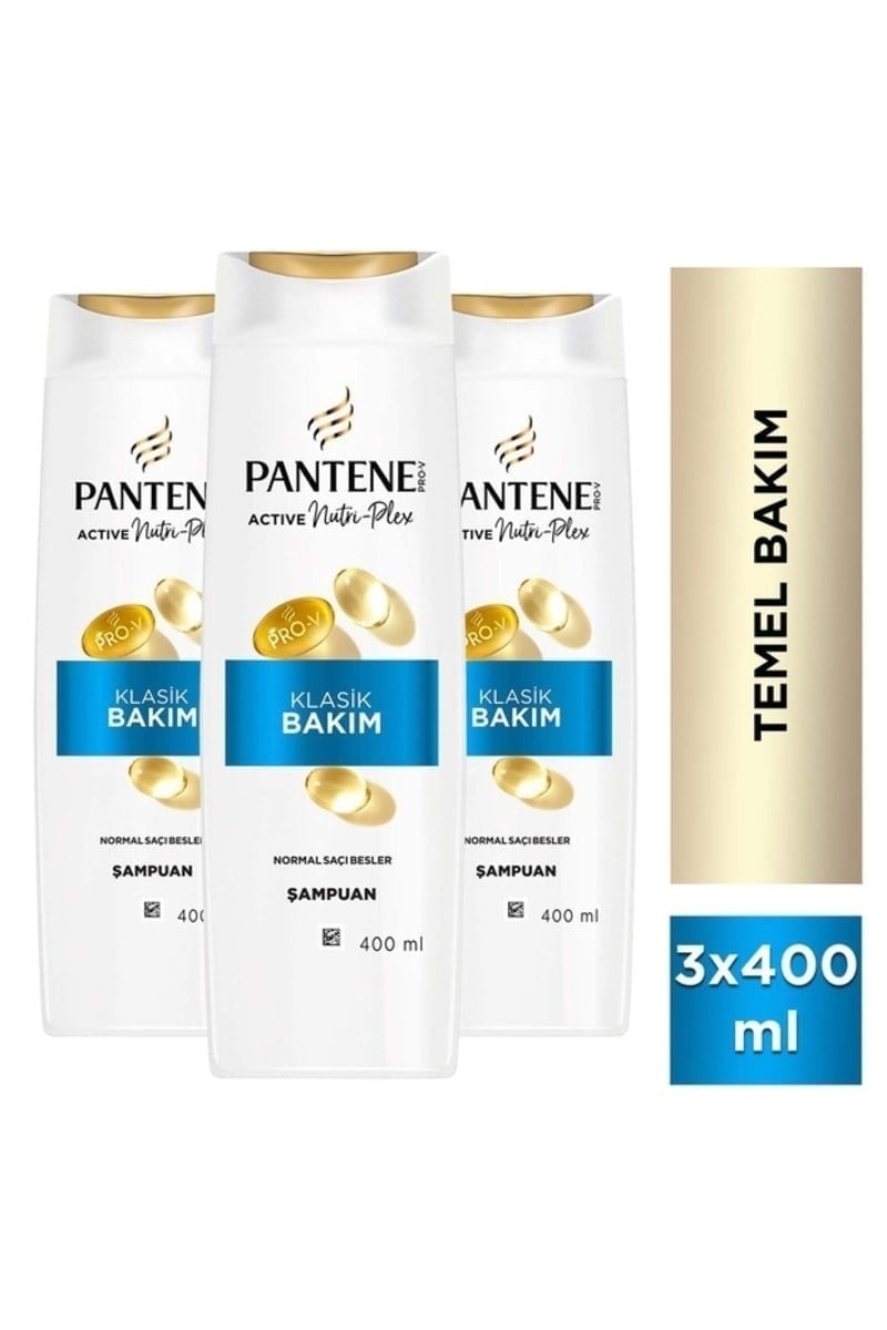 Pantene Şampuan Temel Bakım 400 ml X3