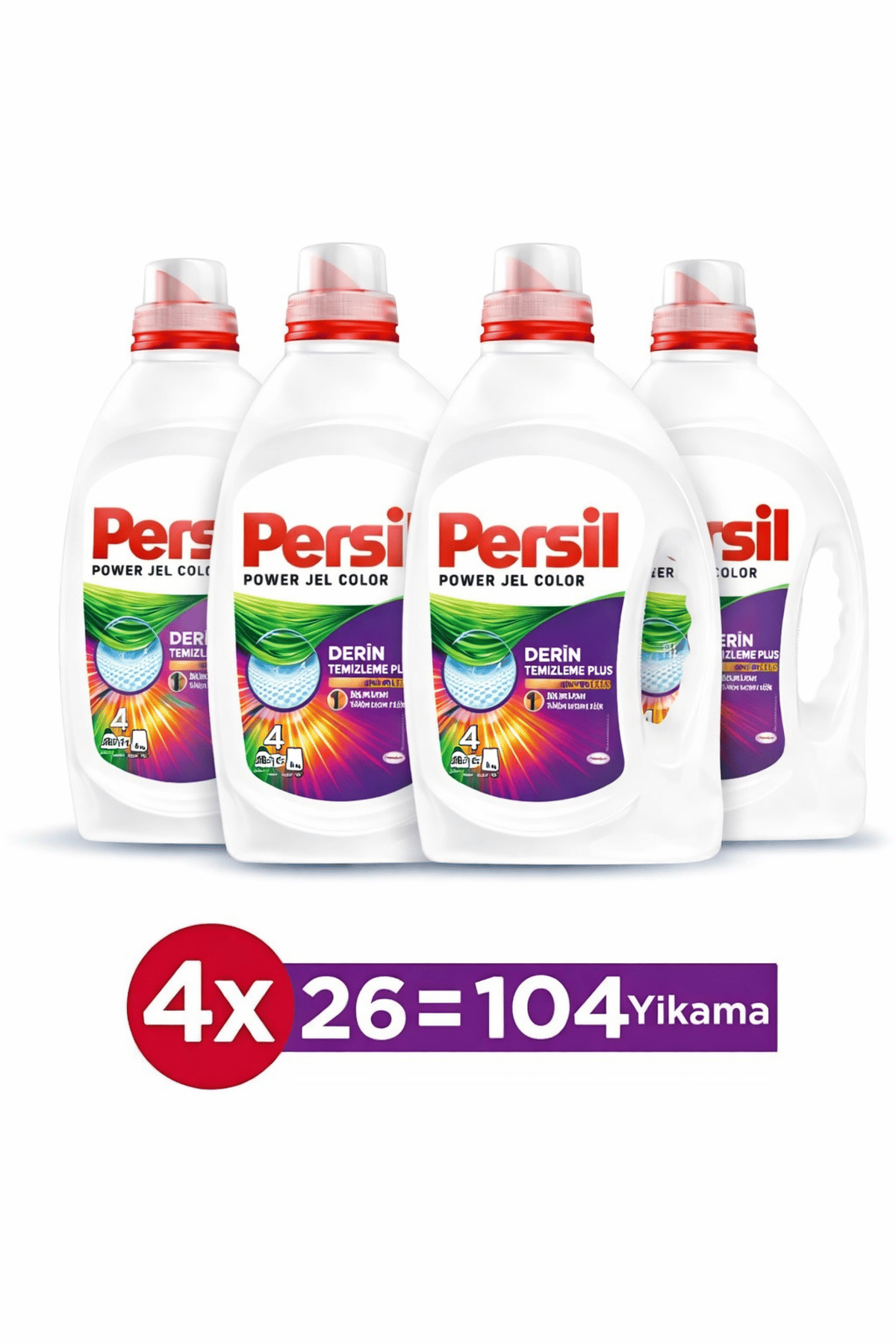 Persil Jel Color  Sıvı Çamaşır Deterjanı 1690 ml x4 Adet