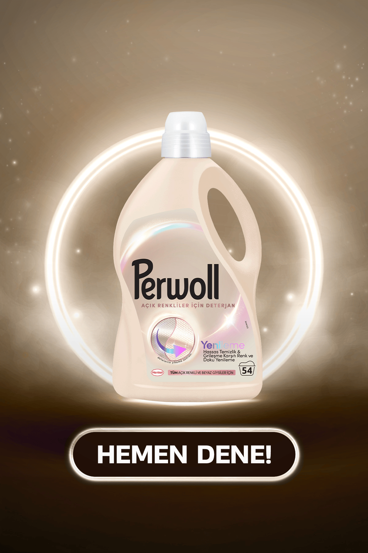 Perwoll Açık Renkliler Hassas Sıvı Çamaşır Deterjanı 2.97L X 4Adet