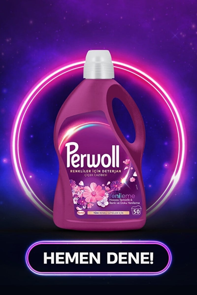 Perwoll Hassas Sıvı Çamaşır Deterjanı Çiçek Cazibesi 2,75 Lt x 4Adet