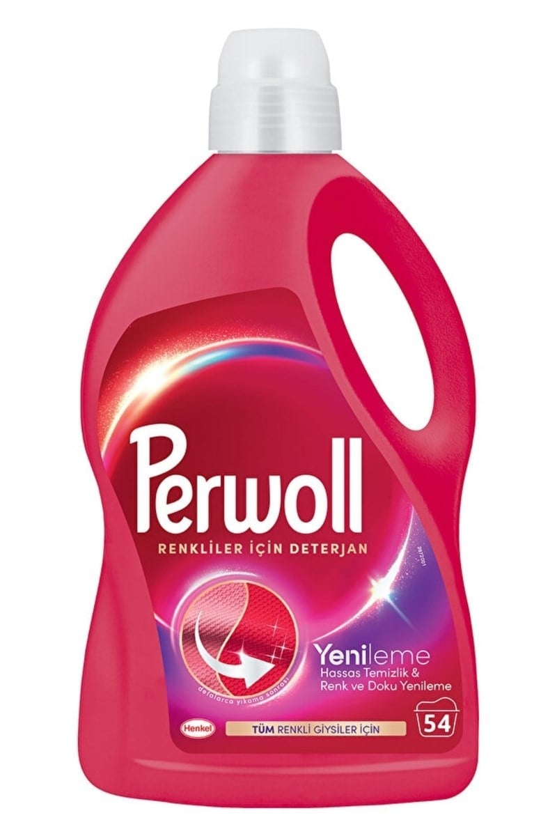 Perwoll Hassas Sıvı Çamaşır Deterjanı 4 x 2.97 (195 Yıkama) Siyah+Renkli+Açık Renkliler+Çiçek Cazibesi