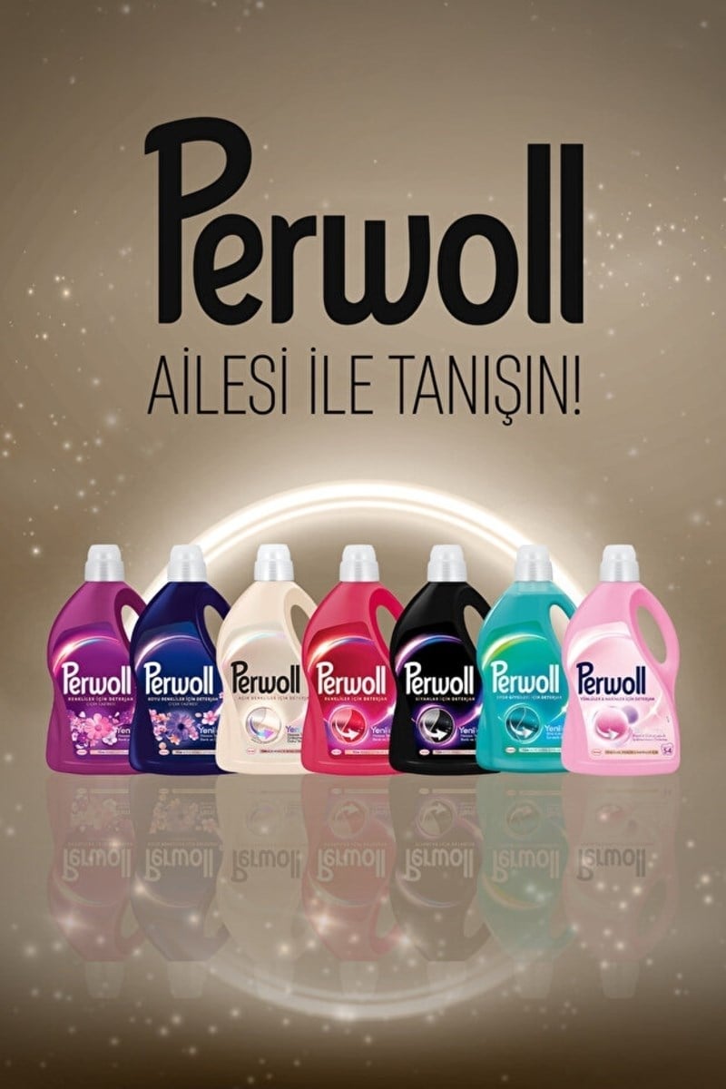 Perwoll Hassas Sıvı Çamaşır Deterjanı 4 x 2.97 (195 Yıkama) Siyah+Renkli+Açık Renkliler+Çiçek Cazibesi